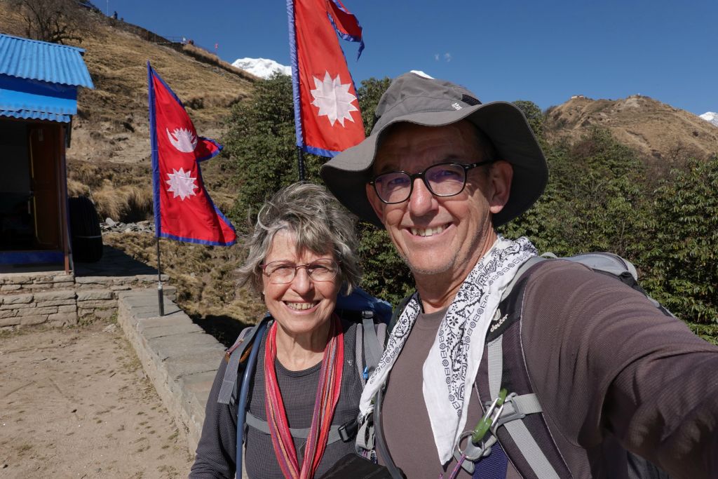 Badal Danda d'en haut : arrivée à notre étape du jour